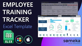 Employee Training Tracker  Excel template to plan and track learning [upl. by Aihc]