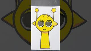 Drawing Simon from Sprunki sprunki simon art viral shorts [upl. by Niloc236]