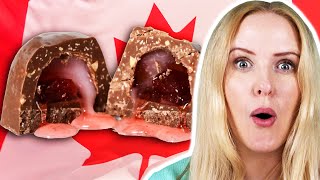 Irish People Try NEW Canadian Snacks [upl. by Gautea]