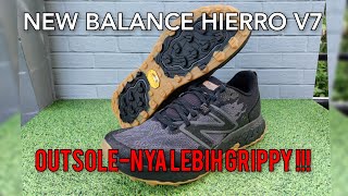 Review Sepatu New Balance Hierro V7 Fresh Foam Trail Running [upl. by Ellerihs]