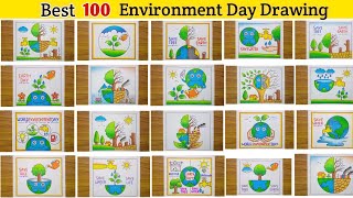 World Environment Day Drawing  World Environment Day Poster  World Environment Day Drawing Ideas [upl. by Sissie]