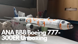 Inflight200 ANA Boeing 777300ER Unboxing BB8 livery [upl. by Leynad428]