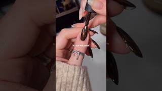 no it’s not 🍂🖤✨nailart holotaco nails nailsathome naildesignfallnails nailpolish academia [upl. by Col]