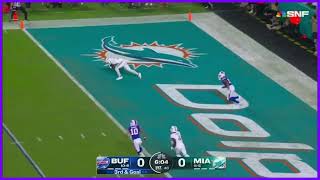 Josh Allen throws interception to Eli Apple vs Dolphins [upl. by Hara459]