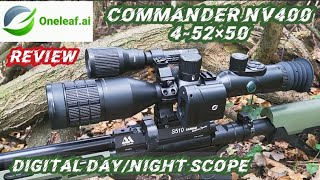 One leafai Commander NV400 Digital Day  Night Scope REVIEW [upl. by Alwitt]