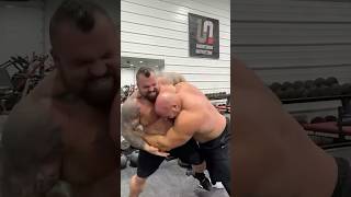 Eddie Hall and Brian Shaw Get into it [upl. by Clovah]