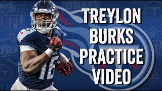 Titans First Round Pick Treylon Burks Struggles in First Rookie Mini Camp Practice [upl. by Atirres421]