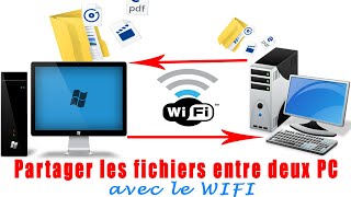 Comment mettre deux Pc en Réseau et Partager les fichiers via le WiFi [upl. by Herrera]