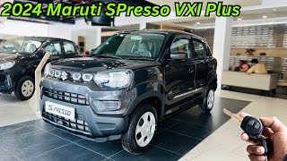 2024 Maruti Suzuki Spresso VXI Plus Full Review 😍 Price amp Features 🔥 Better Than Alto [upl. by Broida]