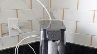 Como ficou a instalação do purificador de água Electrolux Pure 4x com saída de água direto da parede [upl. by Azne289]