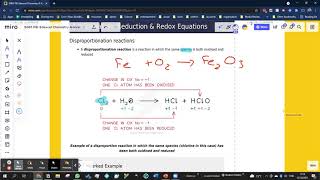 Disproportionation reactions Alevel Chemistry REDOX [upl. by Dielle]