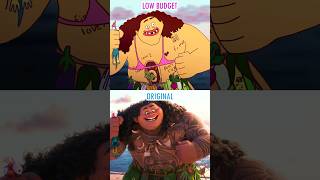 Moana 2 🌊 Original vs Low Budget animation short funny moana2animatiomeme [upl. by Carilyn]