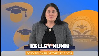 2023 PCSD Teacher of The Year Kelley Nunn gives advice to upcoming nominees [upl. by Danell]