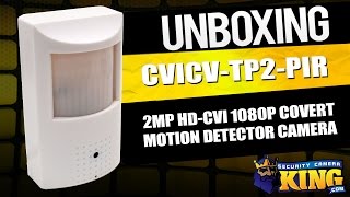 Unboxing  2MP HDCVI 1080p Covert Motion Detector Camera  CVICVTP2PIR [upl. by Pengelly711]