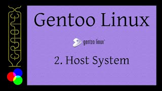 Gentoo 32bit and 64bit Installation 2 Host System [upl. by Sherrill]