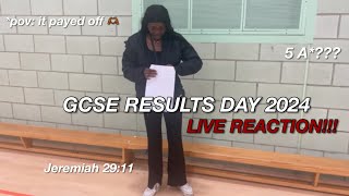 Opening my GCSE RESULTS 2024  A levels  Grades  College or Sixth form [upl. by Aneri]