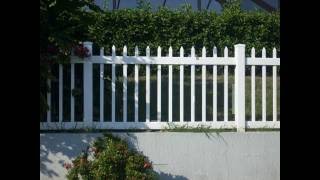 how attach vinyl fence to concrete wall [upl. by Teragramyram]