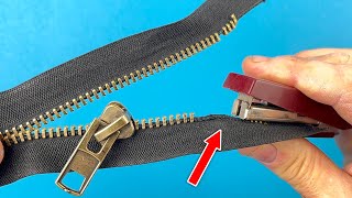 Amazing Method Your Zipper Will Never Be Broken Again [upl. by Lynett467]