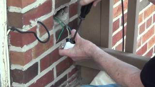 Exterior Outlet  Installing an Outdoor Outlet  Conduit [upl. by Maillil]