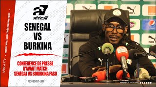 🛑 Direct Conference de presse davant match Sénégal vs Bourkina Faso [upl. by Nalyd]