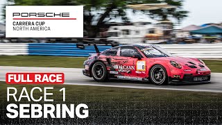 Porsche Carrera Cup North America 2024  Race One  Sebring International Raceway [upl. by Feigin]