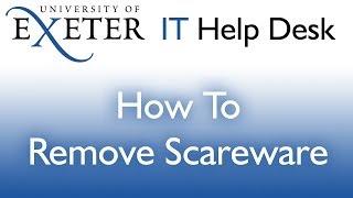 Remove Scareware [upl. by Nebra]