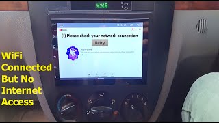 How to Fix Android Car Stereo Hotspot WiFi is Connected but No Internet Access [upl. by Feodore]