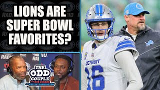 Are Lions Worthy of Being Favorites to go to the Super Bowl  THE ODD COUPLE [upl. by Florin]