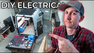 DIY Sprinter Camper Van Electrical Install  Full Tutorial [upl. by Nyladnarb886]