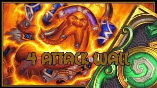 Hearthstone 4 attack wall combo priest [upl. by Ethbinium]