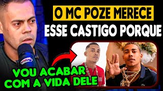 PM AMEAÇA MC POZE DO RODO  CLAUDIO MARTINS  COPCAST [upl. by Atnim]