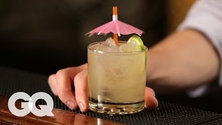 How to make a traditionally tiki mai tai with GQ amp the Clover Clubs Tom Macy [upl. by Arateehc]