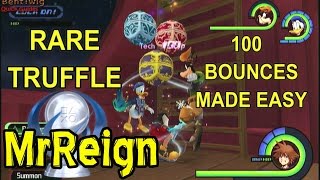 KINGDOM HEARTS 15 HD  FINAL MIX RARE TRUFFLE  100 Bounces  SHIITAKE amp MATSUTAKE RANKS [upl. by Illene]