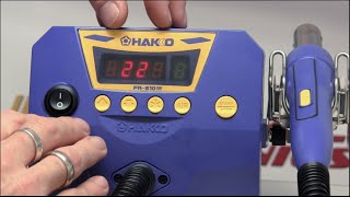 Hakko FR810 Parameter Settings [upl. by Eenyaj153]