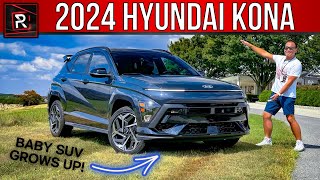 The 2024 Hyundai Kona NLine Is A Spunkier GrownUp Turbo Small SUV [upl. by Golightly]