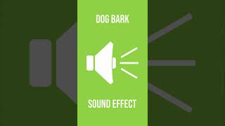 Dog Bark Sound Effect [upl. by Anyah100]