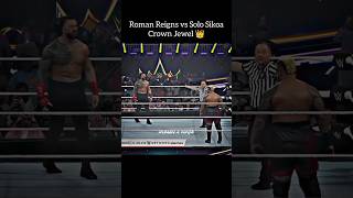 Roman Reigns VS Solo Sikoa Crown Jewel WWE  romanreings vs solosikoa amp crownjewel shorts wwe [upl. by Cyrillus889]