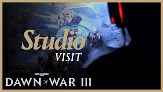 Studio Visit  First handson of Dawn of War III at Relic Entertainment [upl. by Ailil901]