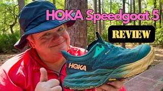 Review Of The Hoka Speedgoat 5 GTX Trail Runner Is It Worth The Hype [upl. by Ainessej]