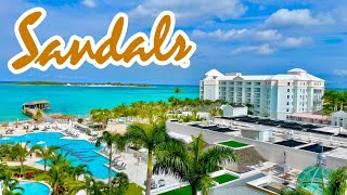 Sandals Royal Bahamian FULL Tour AllInclusive Resort in Nassau Bahamas Detailed Walk Through [upl. by Sobmalarah]