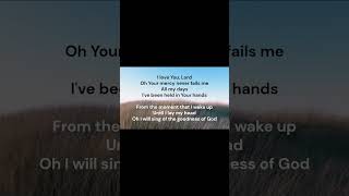 Goodness of God  Christian Song  English Lyrics [upl. by Robert]