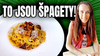 ŠPAGETY ALA ČERNÉ UHLÍ Jdu je vcucnout jídlo restaurace [upl. by Notxap]