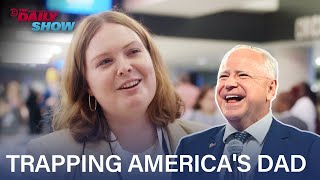 Grace Kuhlenschmidt Puts Out the quotDad I Need Helpquot Signal for Tim Walz at the DNC  The Daily Show [upl. by Pelletier]