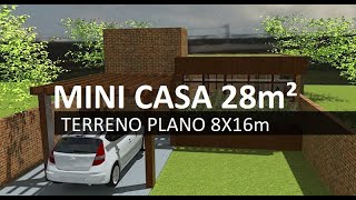 MINI CASA DE 28m² [upl. by Pinkham]