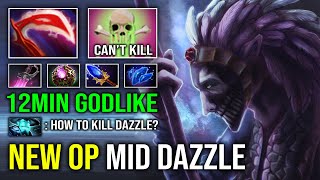 NEW OP MID DAZZLE 100 Unkillable 12Min Godlike Desolator OC Unlimited Skill Spam Dota 2 [upl. by Ilohcin332]