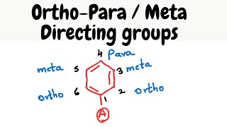 Substituted Benzene reactions Orthopara directing and meta directing [upl. by Alliw170]