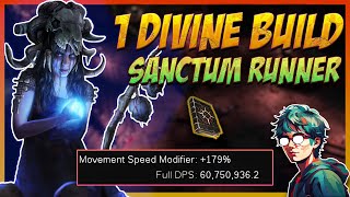 60 Million DPS The Ultimate 1 Divine Sanctum Runner  Path Of Exile 325 [upl. by Cavanagh400]