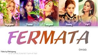 Girls GenerationOHGG 소녀시대  Fermata 쉼표 Color Coded Lyrics EngRomHan [upl. by Lilla698]