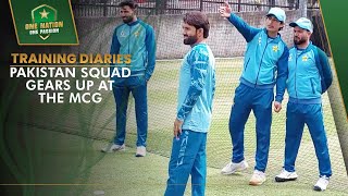 Training Diaries from Australia Pakistan Squad Gears up at the MCG  PCB  MA2A [upl. by Feetal874]