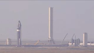 Watch SpaceXs Starship SN20 amp a fuel tank roll out to launch site [upl. by Odlavso]